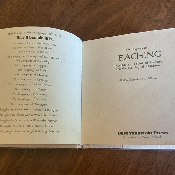 The Language of Teaching Gift Book from Blue Mountain Press - Picture 8 of 10